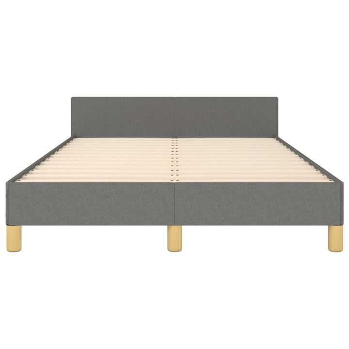 sengeramme uden madras 120x190 cm stof enkeltseng Mørkegrå