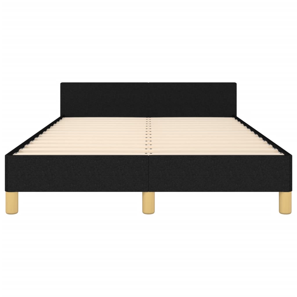 sengeramme uden madras 120x190 cm stof sort