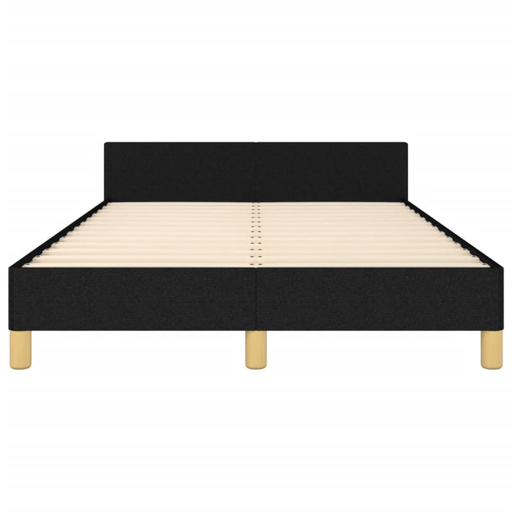 sengeramme uden madras 120x190 cm stof sort