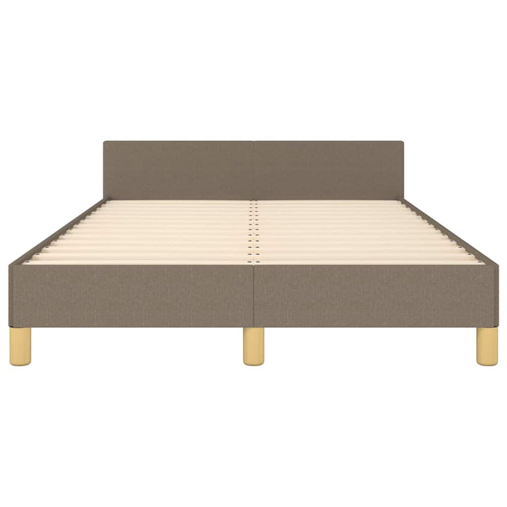 sengeramme uden madras 120x190 cm stof gråbrun