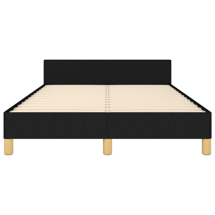 sengeramme uden madras 120x190 cm stof sort