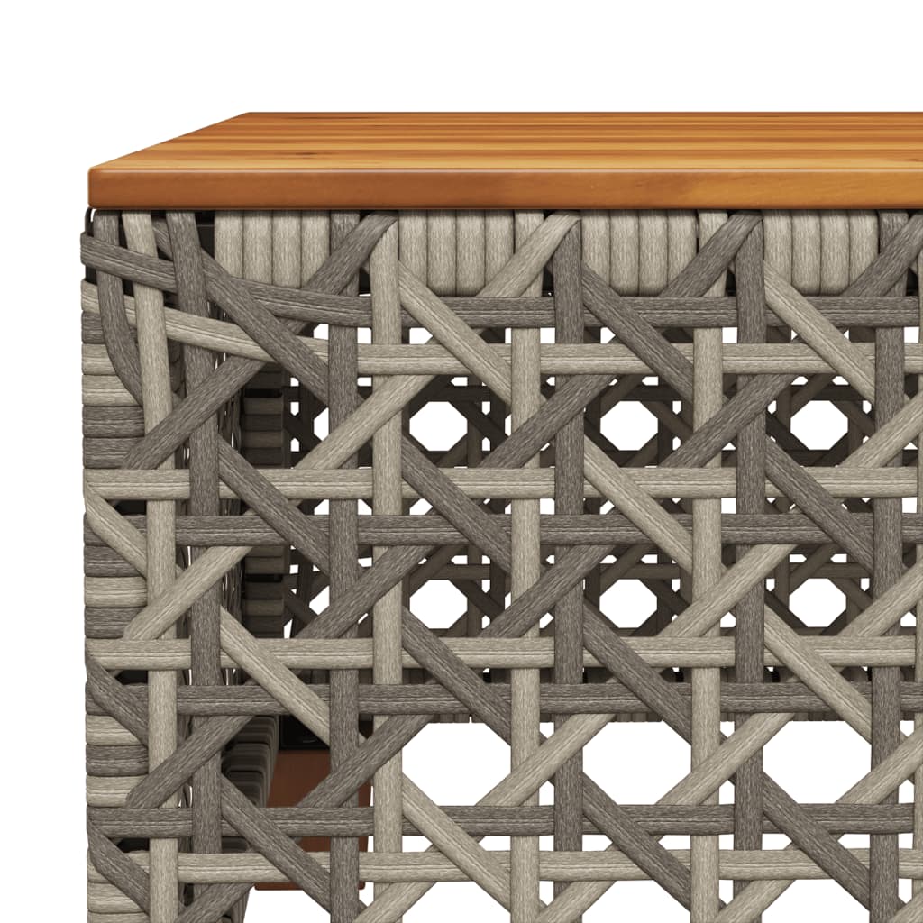 sofasæt til haven 8 dele med hynder polyrattan grå