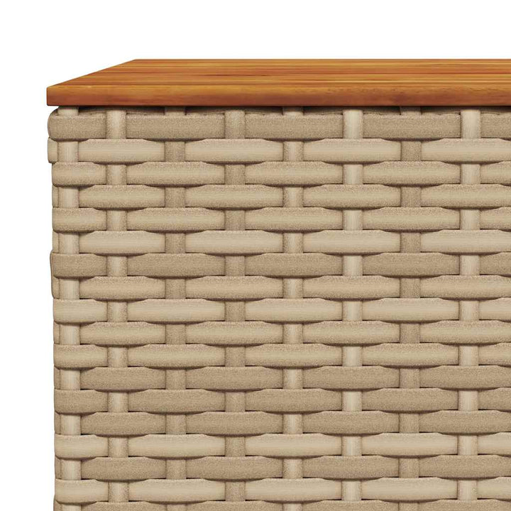 sofasæt til haven 9 dele med hynder polyrattan beige