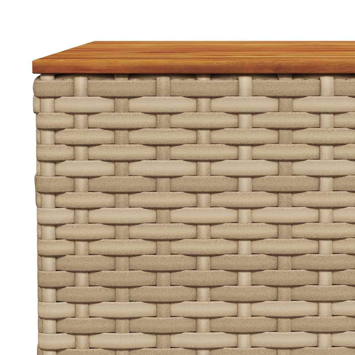 sofasæt til haven 7 dele med hynder polyrattan beige
