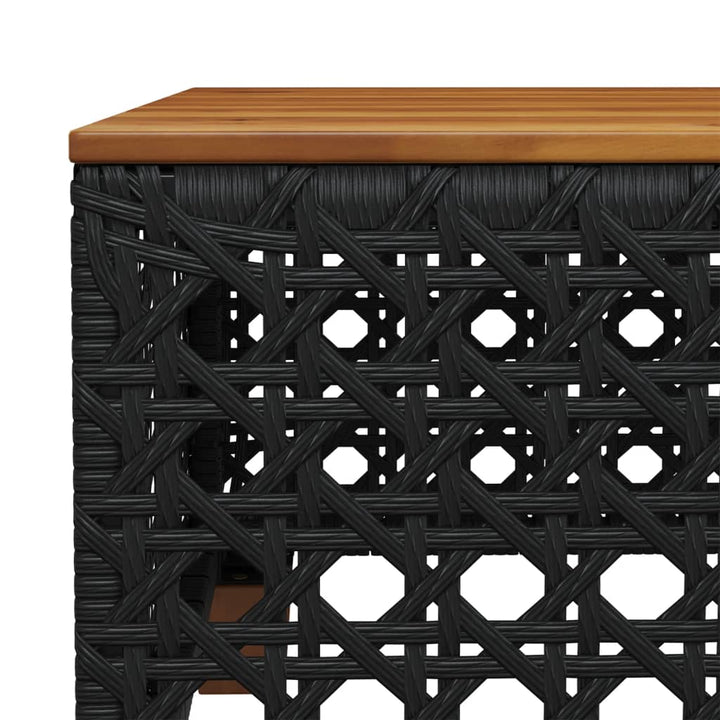 sofasæt til haven 11 dele med hynder polyrattan sort