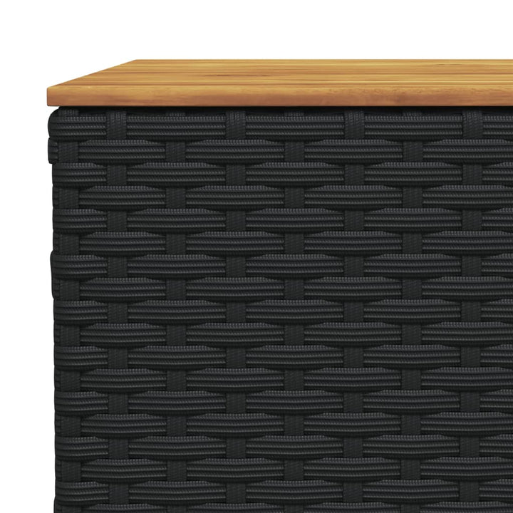 sofasæt til haven 11 dele med hynder polyrattan sort
