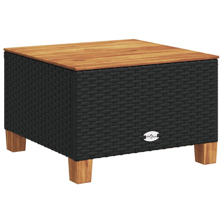 sofasæt til haven 11 dele med hynder polyrattan sort