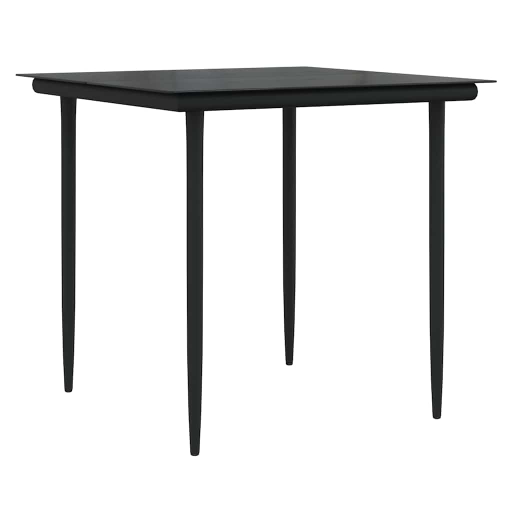 Have Spisebordssæt med pude 3 pcs Grå polyrattan
