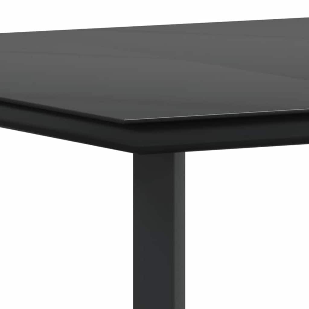 Have Spisebordssæt med pude 9 pcs Grå polyrattan