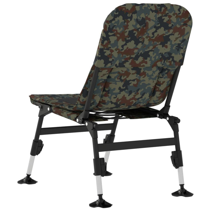 fiskestol med justerbare ben foldbar camouflage