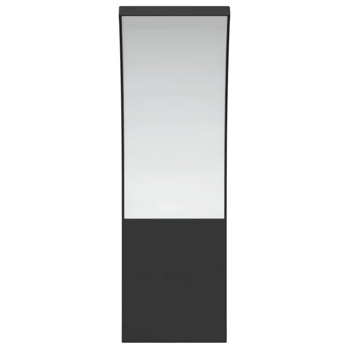 udendørs LED-væglamper 2 stk. trykstøbt aluminium sort