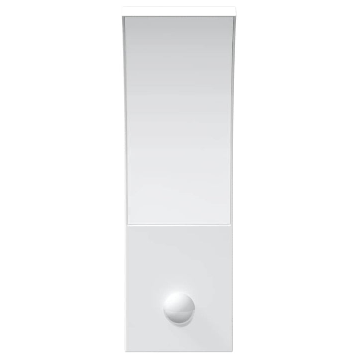 udendørs LED-væglampe med sensor trykstøbt aluminium hvid