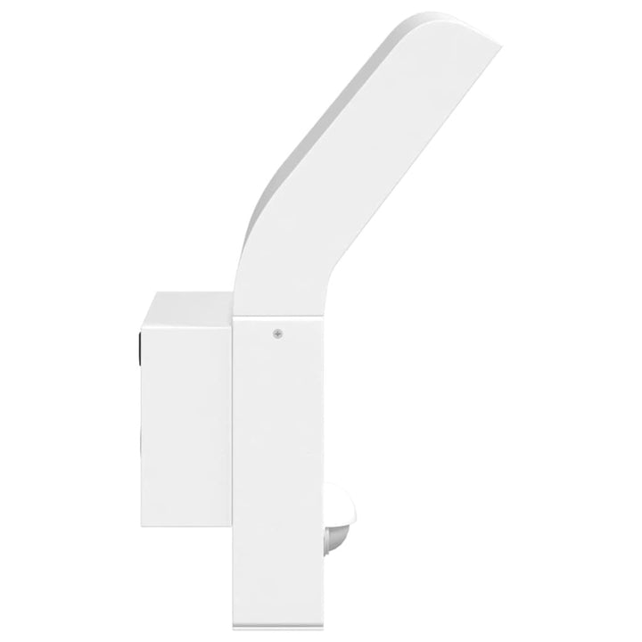 udendørs LED-væglampe med sensor trykstøbt aluminium hvid