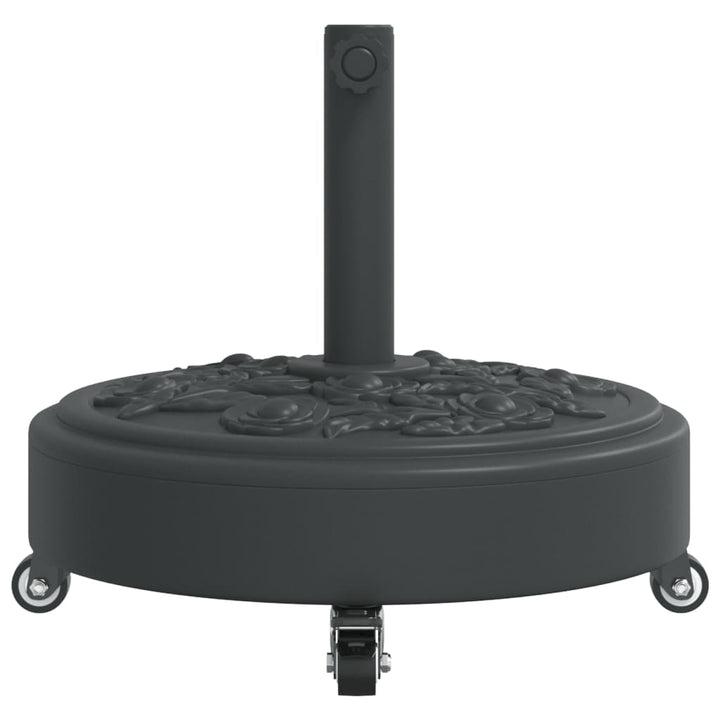 parasolfod med hjul til Ø38/48 mm stænger 27 kg rund