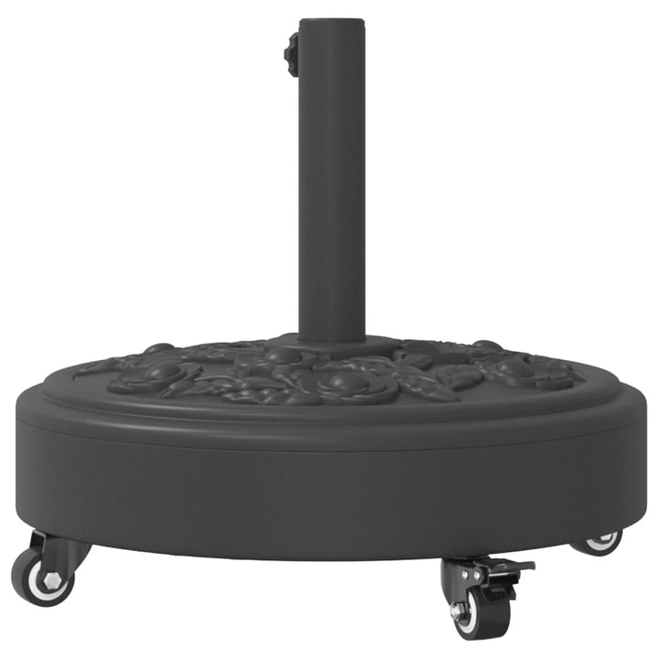 parasolfod med hjul til Ø38/48 mm stænger 27 kg rund