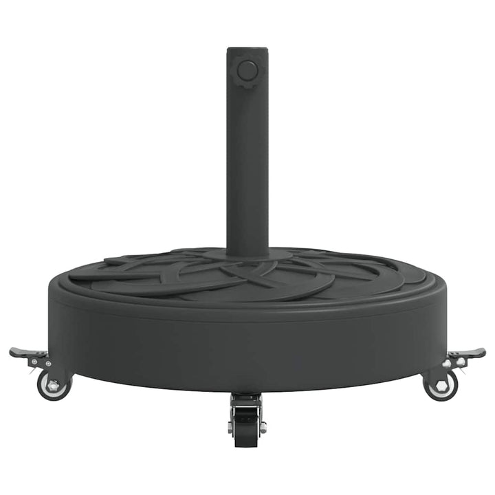 parasolfod med hjul til Ø38/48 mm stænger 27 kg rund
