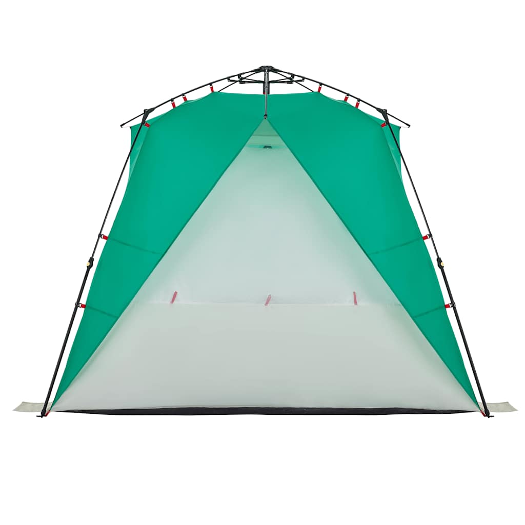 4-personers campingtelt vandtæt quick-release grøn