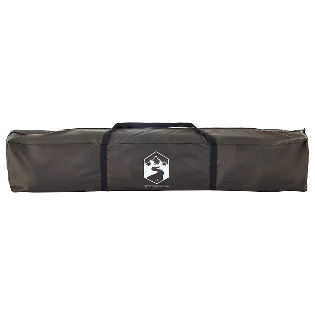 4-personers fisketelt quick release brun