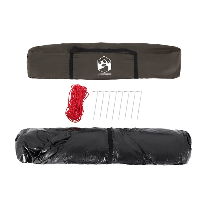 4-personers fisketelt quick release brun