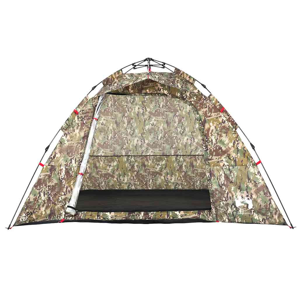 4-personers fisketelt quick-release camouflage