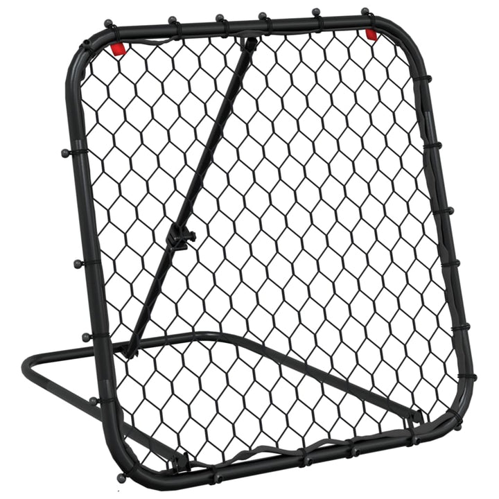 rebounder 84x73x60-80 cm justerbart stål sort