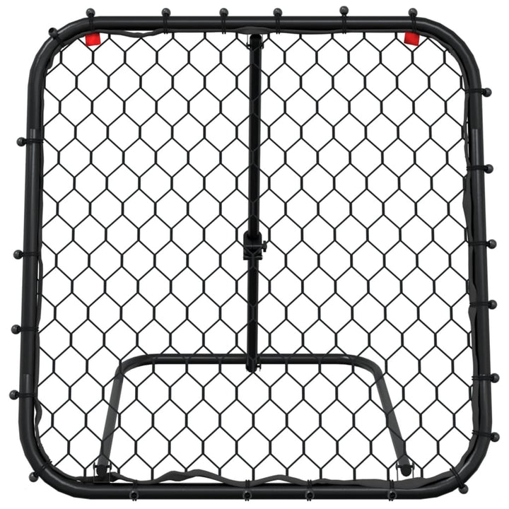 rebounder 84x73x60-80 cm justerbart stål sort