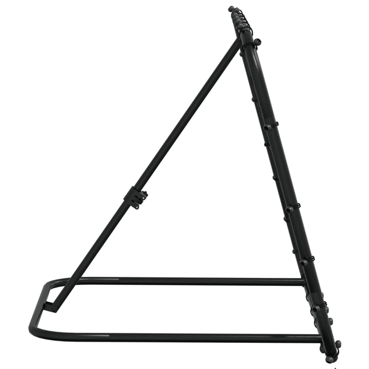 rebounder 84x73x60-80 cm justerbart stål sort