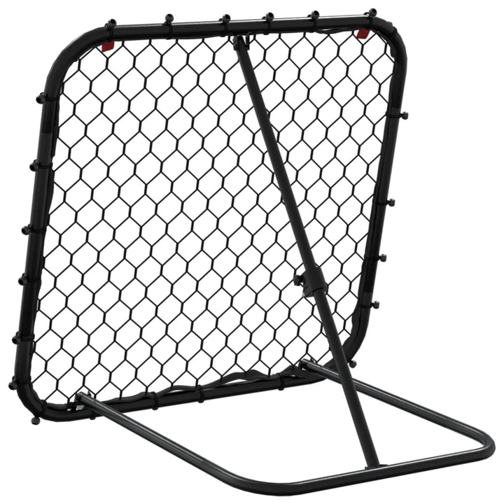 rebounder 84x73x60-80 cm justerbart stål sort