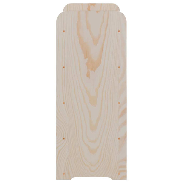 vinreol 67,5x25x60 cm massivt fyrretræ