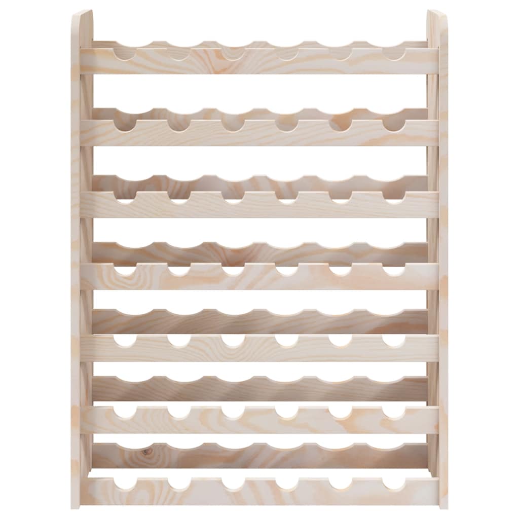 vinreol 67,5x25x87 cm massivt fyrretræ