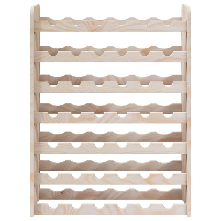 vinreol 67,5x25x87 cm massivt fyrretræ