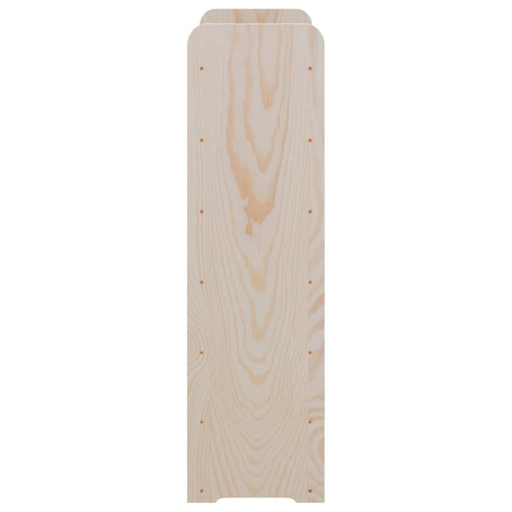 vinreol 67,5x25x87 cm massivt fyrretræ