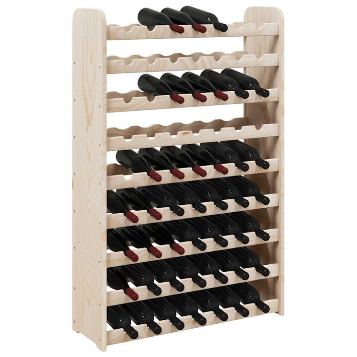 vinreol 72,5x25x11,5 cm massivt fyrretræ