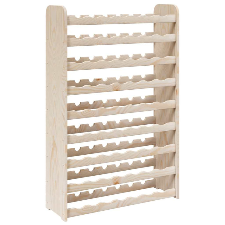 vinreol 72,5x25x11,5 cm massivt fyrretræ
