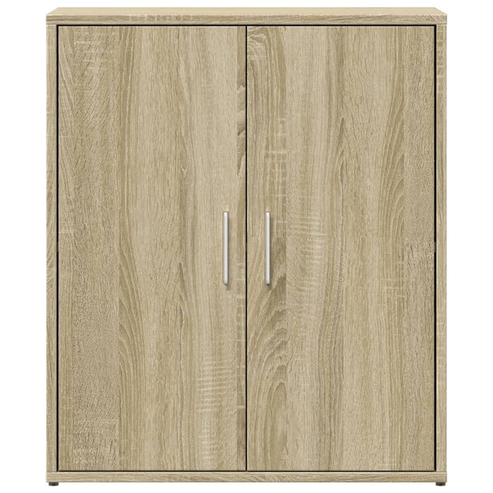 skænke 2 stk. 60x31x70 cm konstrueret træ sonoma-eg