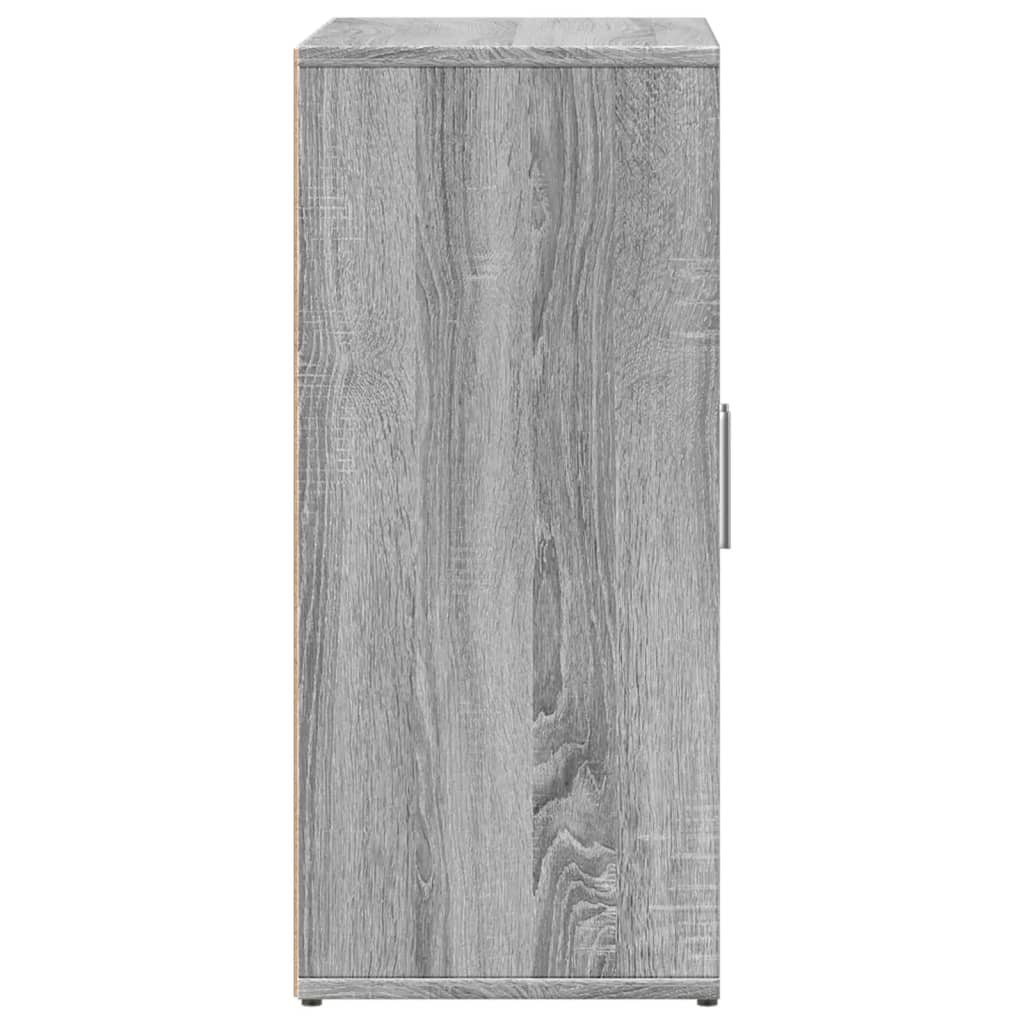 skænke 2 stk. 60x31x70 cm konstrueret træ grå sonoma-eg