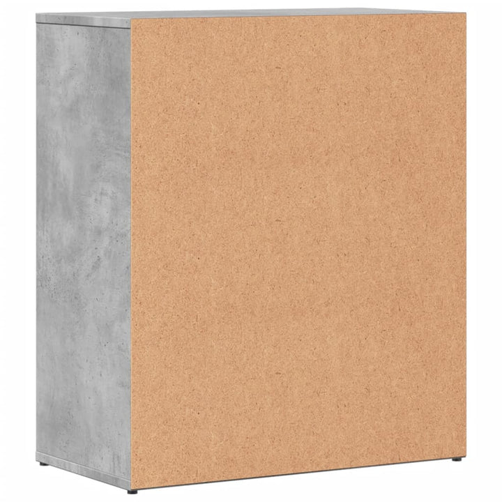 skænke 2 stk. 60x31x70 cm konstrueret træ betongrå