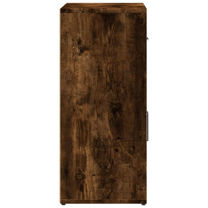 skænke 2 stk. 60x31x70 cm konstrueret træ røget egetræsfarve