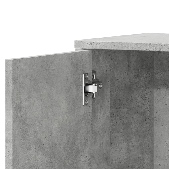 skænke 2 stk. 60x31x70 cm konstrueret træ betongrå