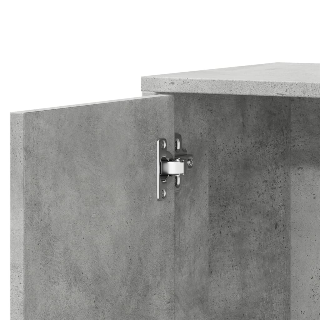skænke 2 stk. 60x31x70 cm konstrueret træ betongrå