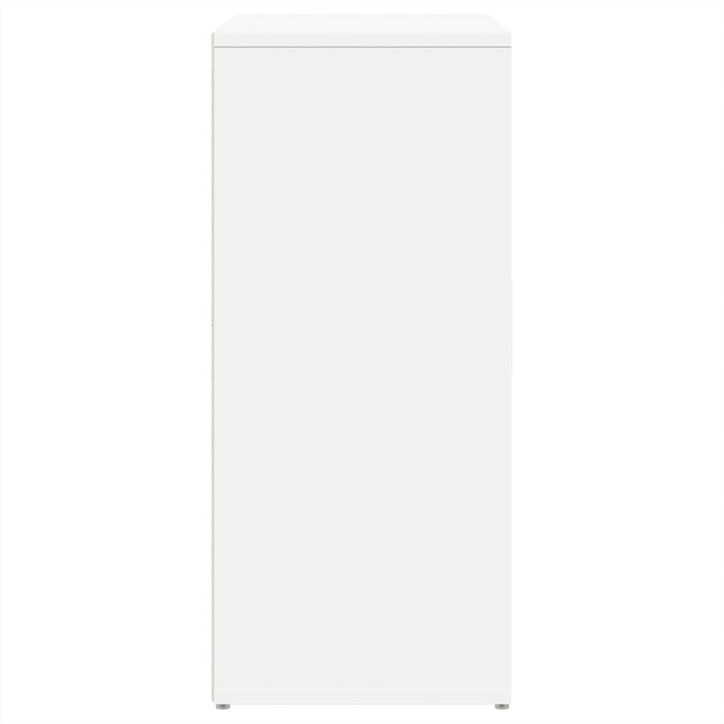 skænke 2 stk. 60x31x70 cm konstrueret træ hvid