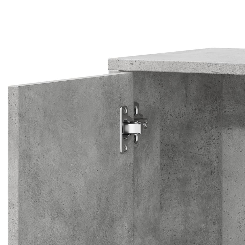 skænke 2 stk. 60x31x70 cm konstrueret træ betongrå