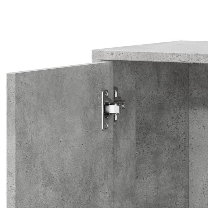 skænke 2 stk. 60x31x70 cm konstrueret træ betongrå