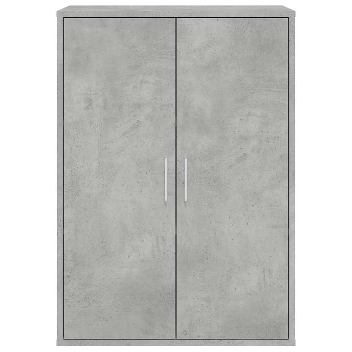 kommoder 2 stk. 60x31x84 cm konstrueret træ betongrå