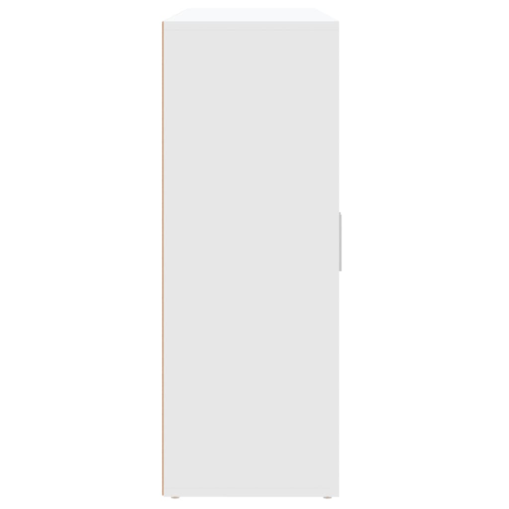 kommoder 3 stk. 60x31x84 cm konstrueret træ hvid