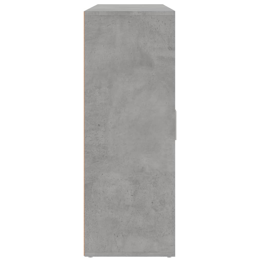 kommoder 3 stk. 60x31x84 cm konstrueret træ betongrå
