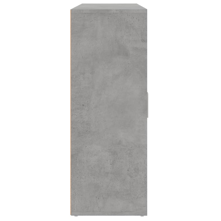 kommoder 3 stk. 60x31x84 cm konstrueret træ betongrå