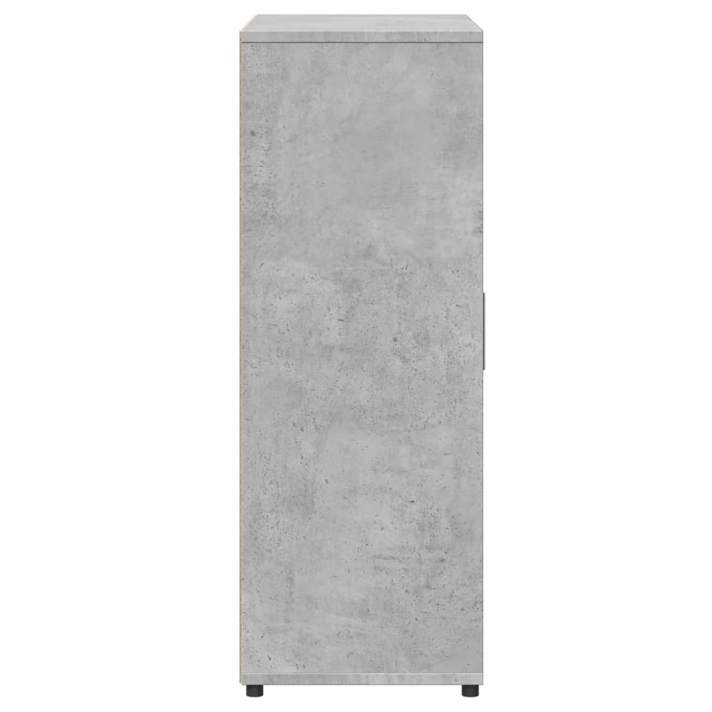 kommoder 2 stk. 60x31x84 cm konstrueret træ betongrå