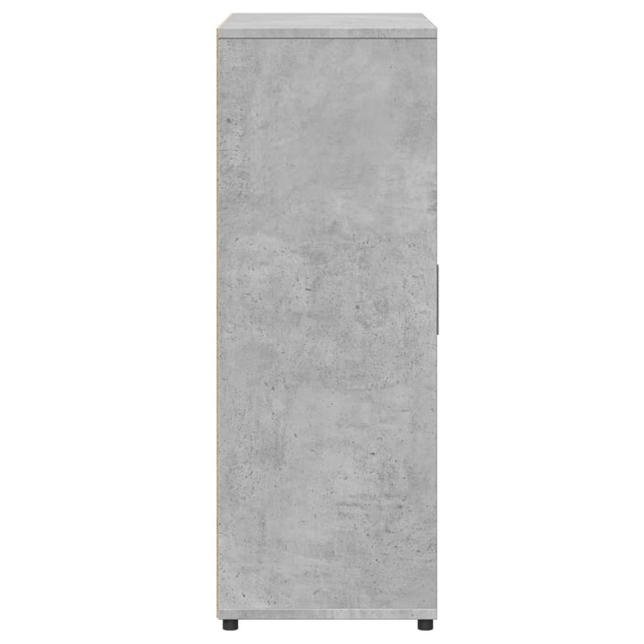 kommoder 2 stk. 60x31x84 cm konstrueret træ betongrå