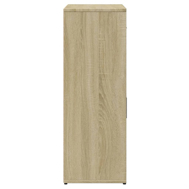 skænke 2 stk. 60x30x84 cm konstrueret træ sonoma-eg